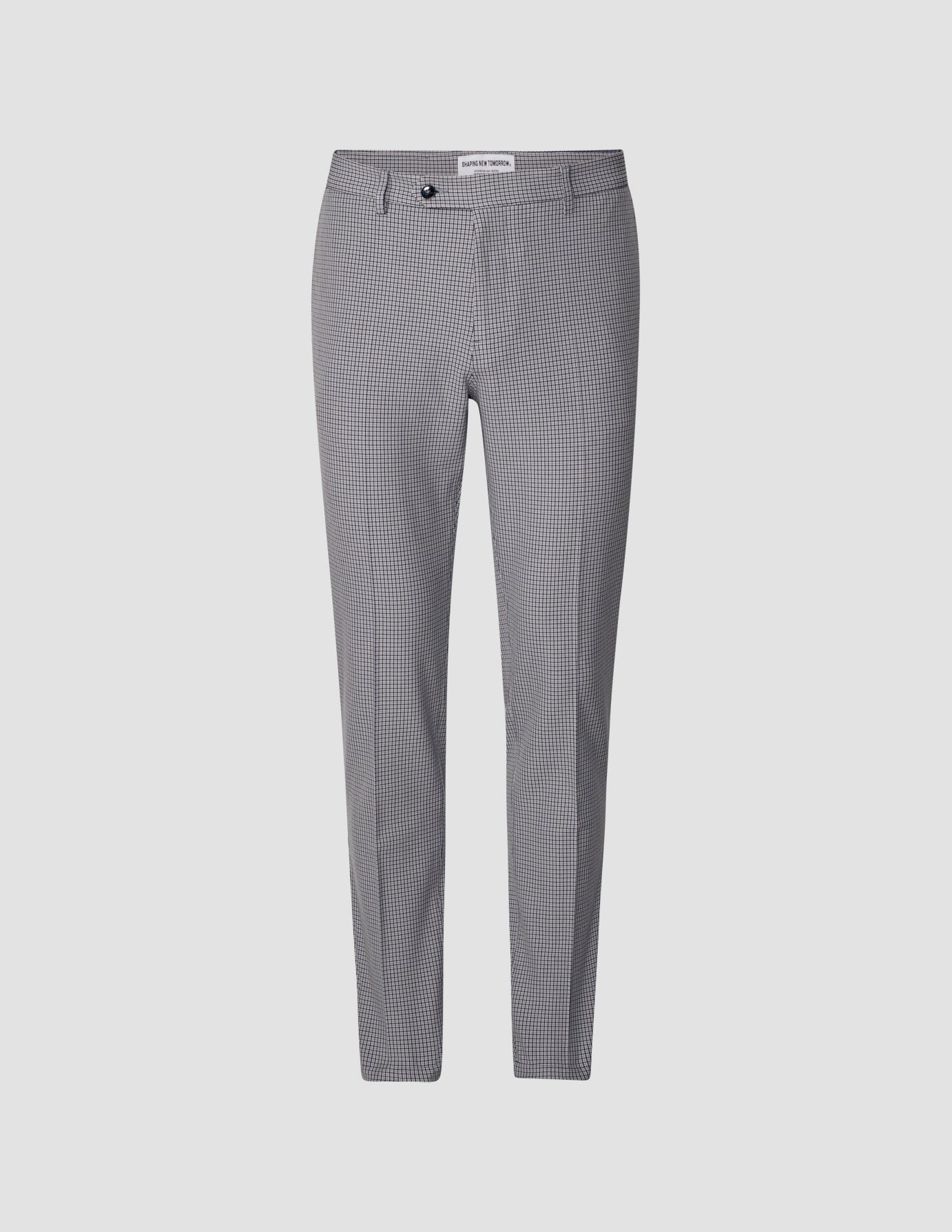 Essential Suit Pants Slim Duo Check Blue - Image 3