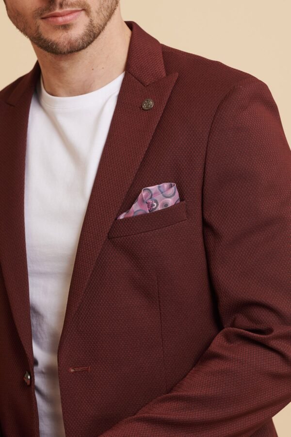 MAX - Wine Two Piece Suit - Image 6