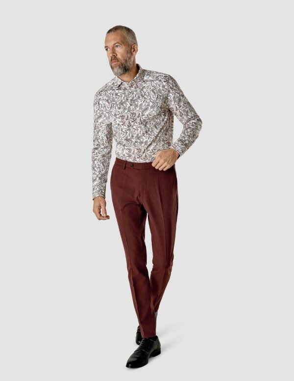 Essential Suit Pants Slim Mahogany - Image 2