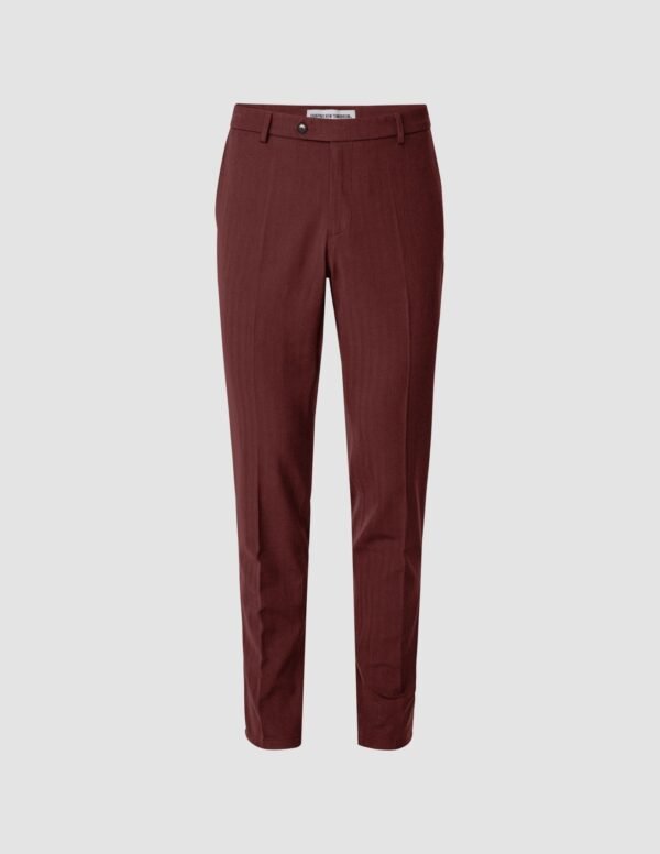 Essential Suit Pants Slim Mahogany - Image 3