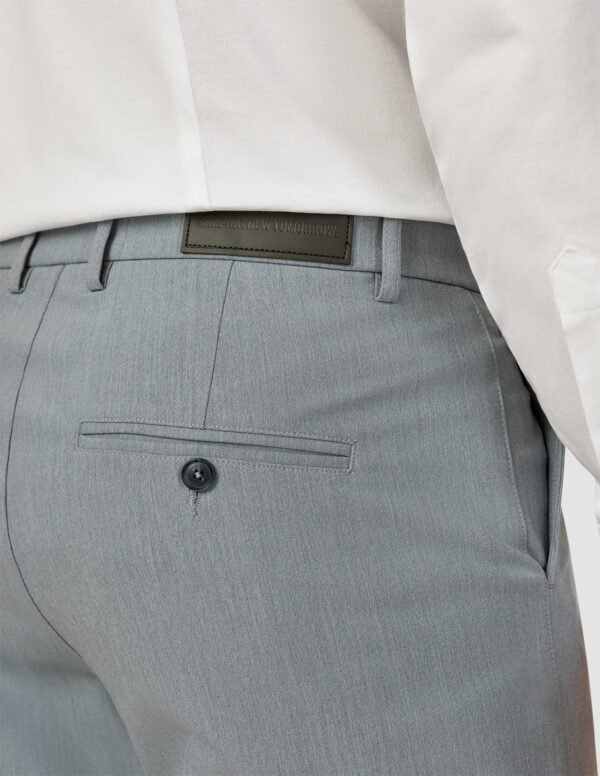 Essential Suit Pants Regular Light Blue Melange - Image 6