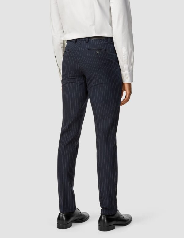 Essential Suit Pants Regular Navy Pinstripe - Image 5