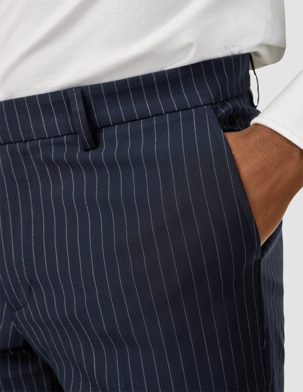 Essential Suit Pants Regular Navy Pinstripe - Image 7