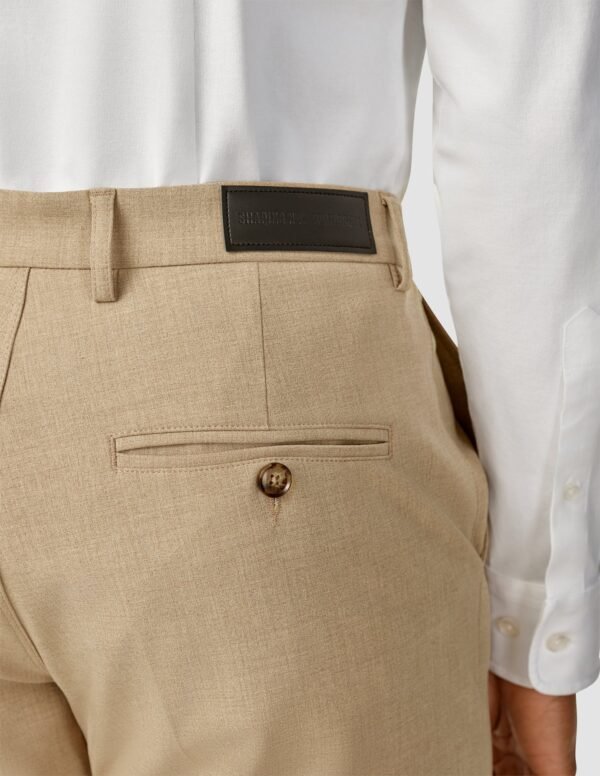 Essential Suit Pants Regular Sand Grain - Image 6