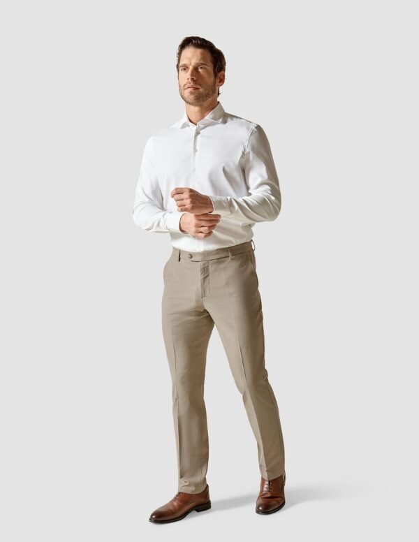 Essential Suit Pants Regular Beige Melange - Image 2