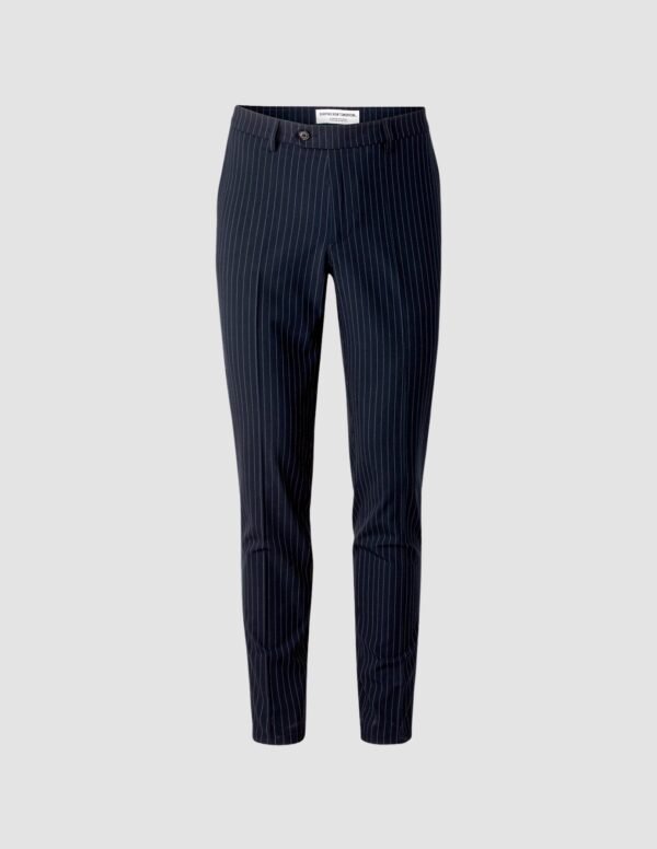 Essential Suit Pants Regular Navy Pinstripe - Image 3